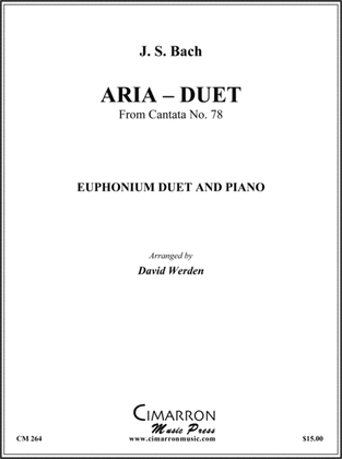 Book cover for Aria - Duet from Cantata No. 78