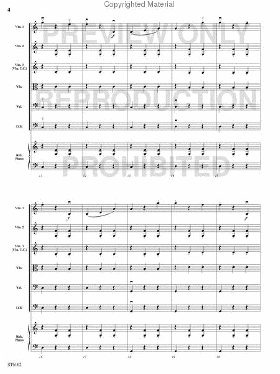 The Blue Danube The Blue Danube String Orchestra scores gallery preview page 3