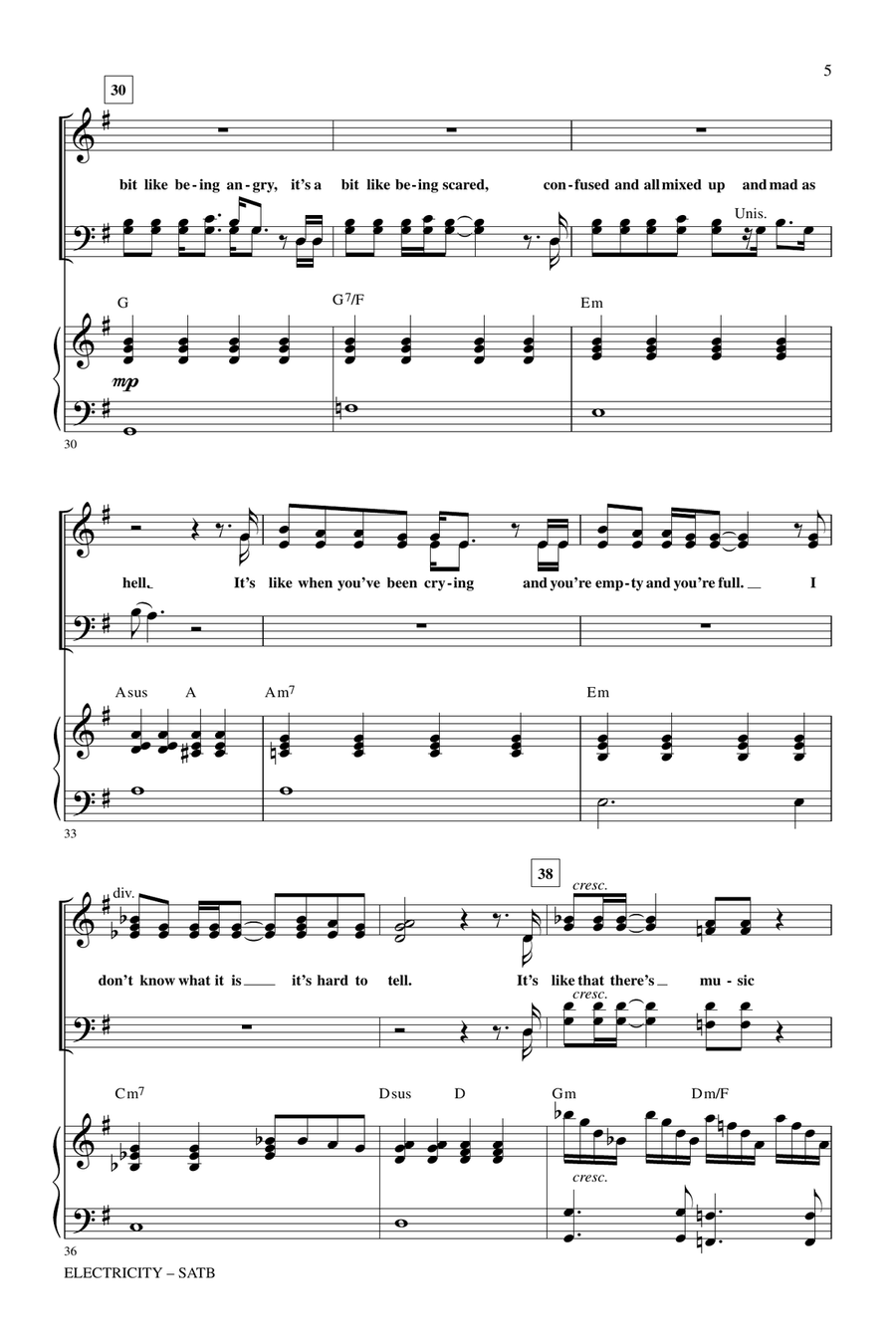 Electricity 4-Part scores gallery preview page 4