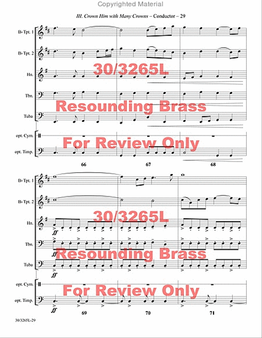 Resounding Brass Brass Quintet scores gallery preview page 30