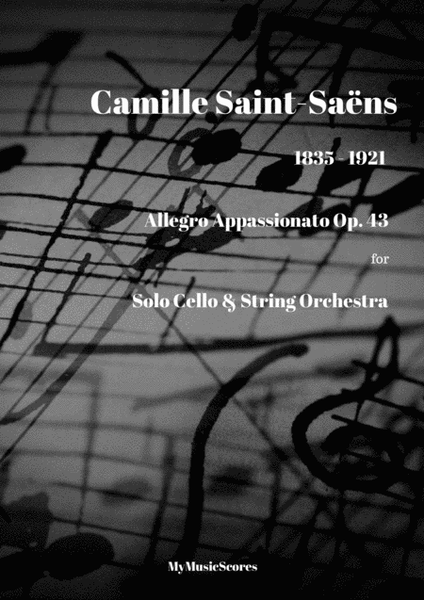Saint-Saëns Allegro appassionato Op. 43 for Cello and String Orchestra image number null
