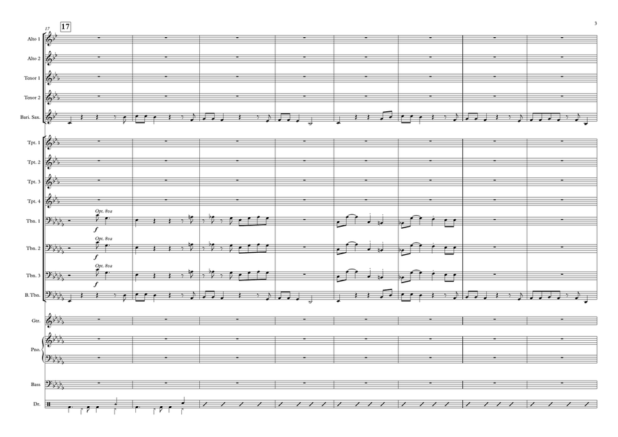 Atchafalaya Jazz Ensemble scores gallery preview page 3