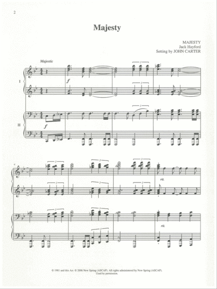 Contemporary Hymns and Songs Vol III Piano Accompaniment scores gallery preview page 2