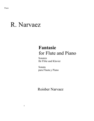 Book cover for Fantasie for Flute and Piano