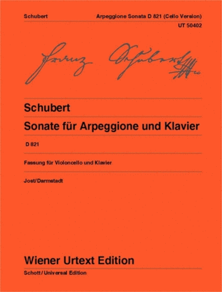 Sonate für Arpeggione und Klavier D821