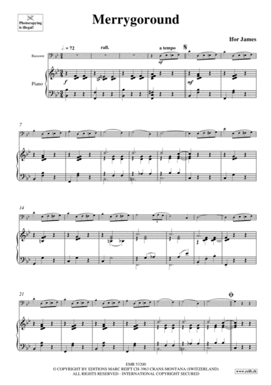 Merrygoround Bassoon Solo scores gallery preview page 4