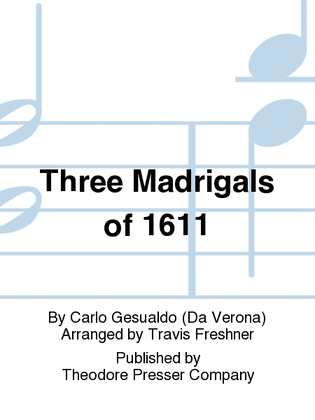 Book cover for Three Madrigals Of 1611