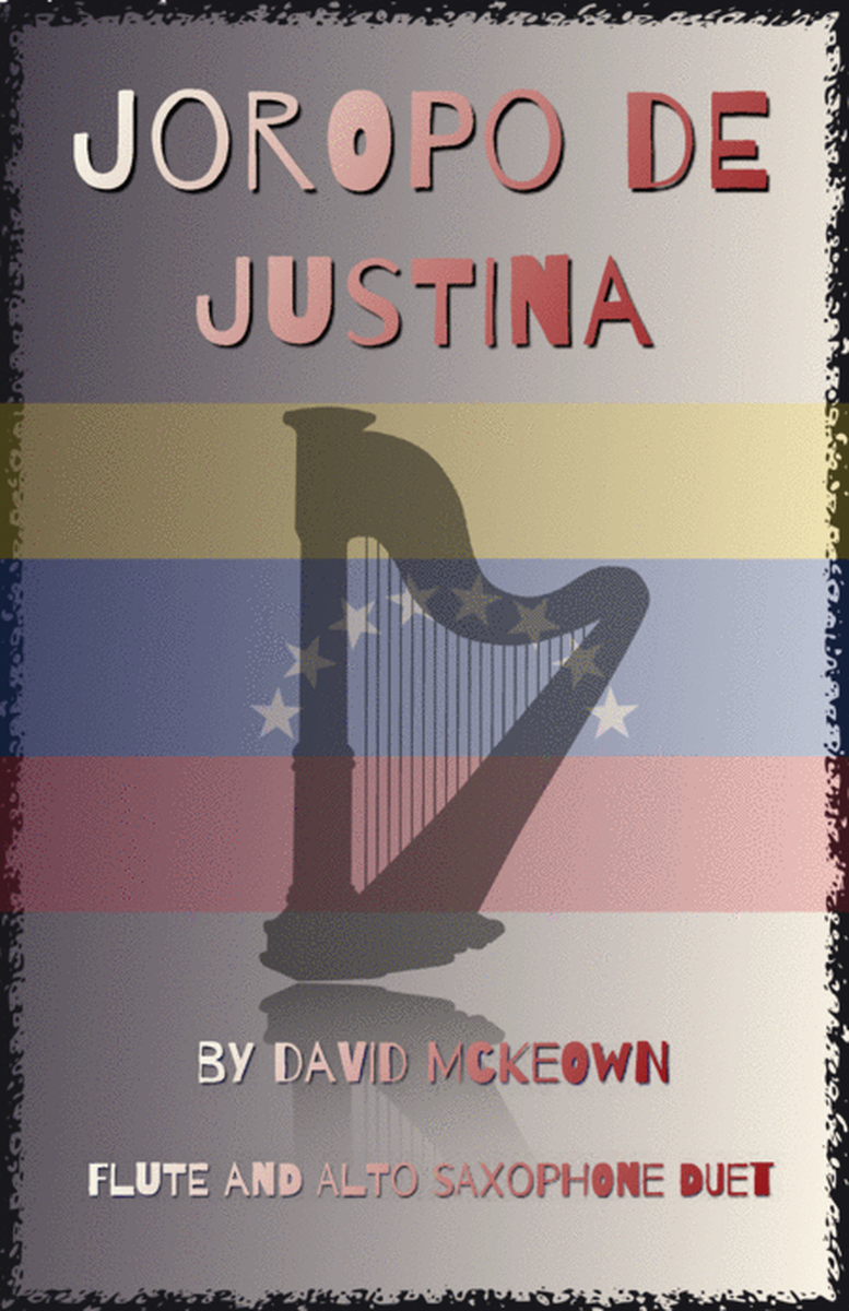 Joropo de Justina, for Flute and Alto Saxophone Duet
