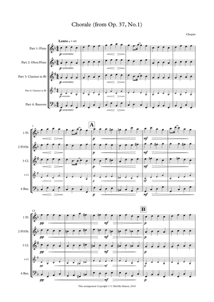 Chorale from Nocturne Op. 37 No. 1 - semi-flexible image number null