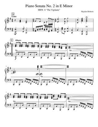 Piano Sonata No. 2 in E Minor