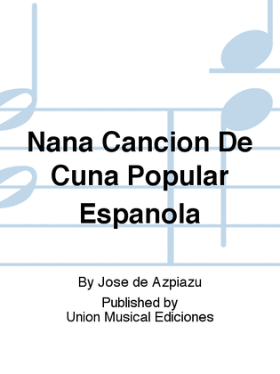 Nana Cancion De Cuna Popular Espanola