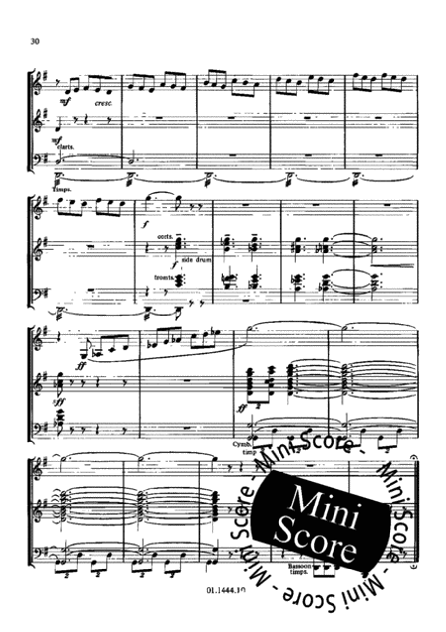 Concerto for Alto Saxophone and Band Concert Band scores gallery preview page 34