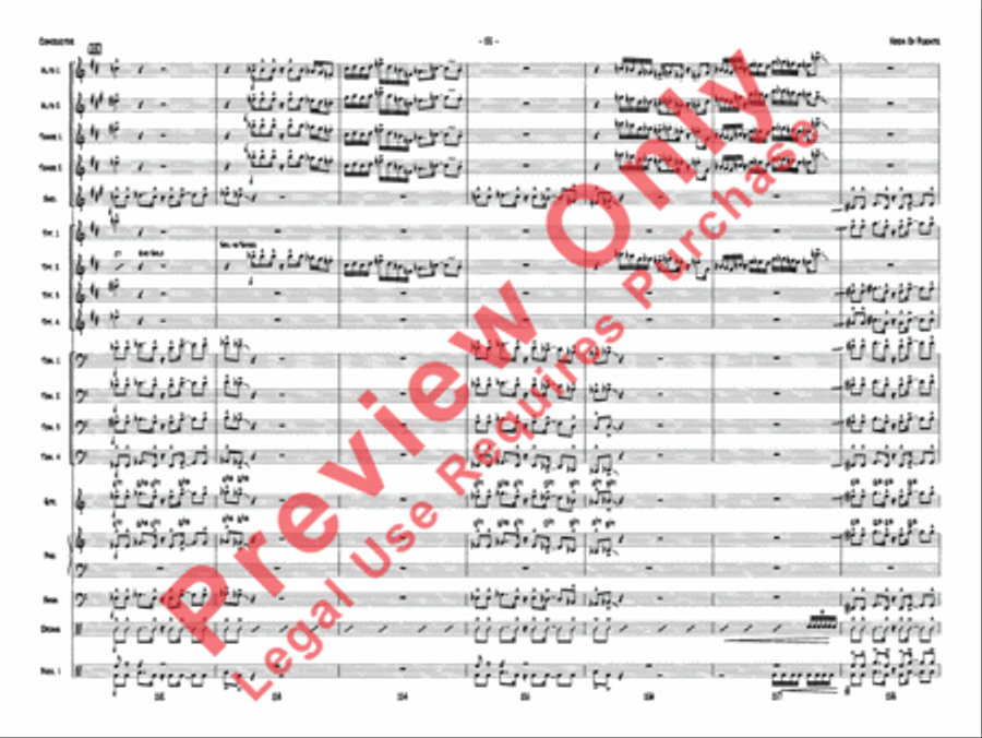 Horn of Puente Jazz Ensemble scores gallery preview page 25