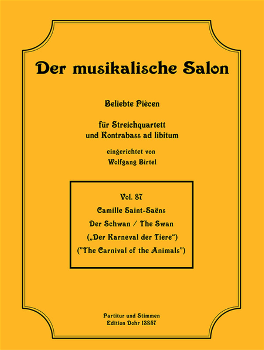Der Schwan (für Streichquartett) (aus 