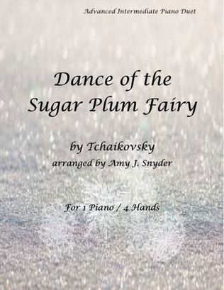 Dance of the Sugar Plum Fairy, piano duet