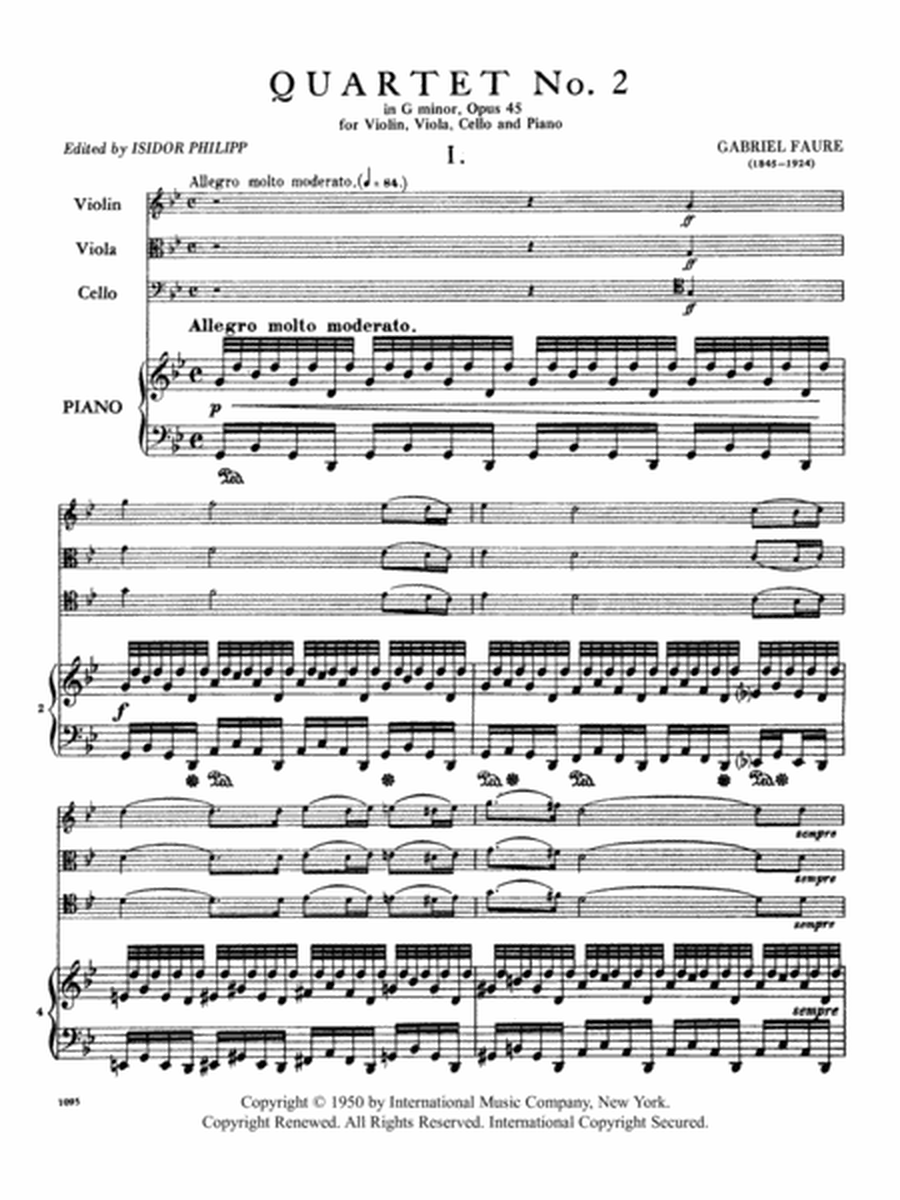 Quartet No. 2 in G minor, Op. 45