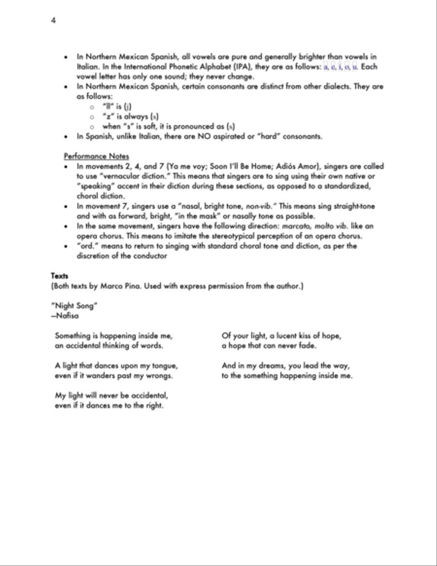 Sueño-Vibrant 4-Part scores gallery preview page 4