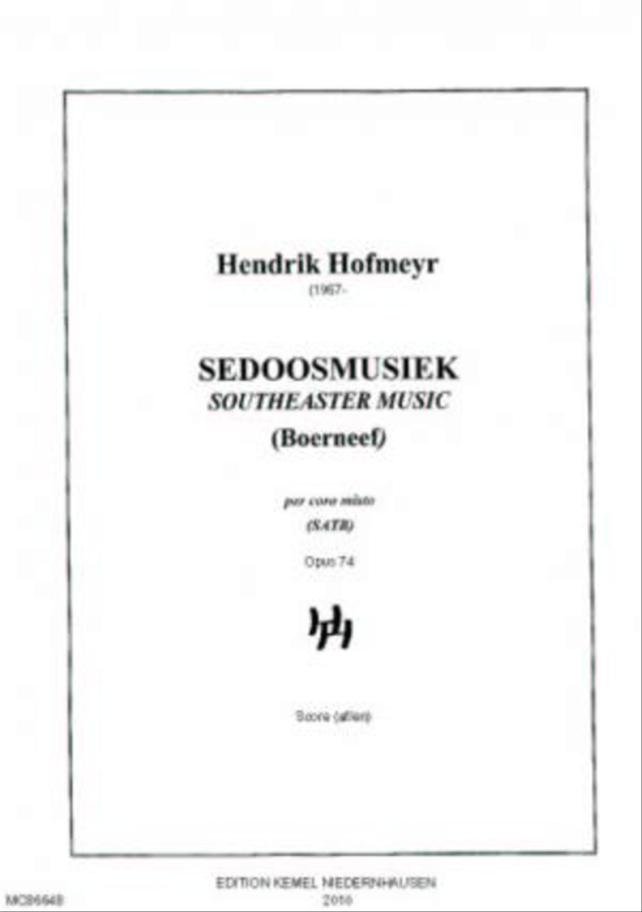 Sedoosmusiek = Southeaster music 4-Part scores gallery preview page 1