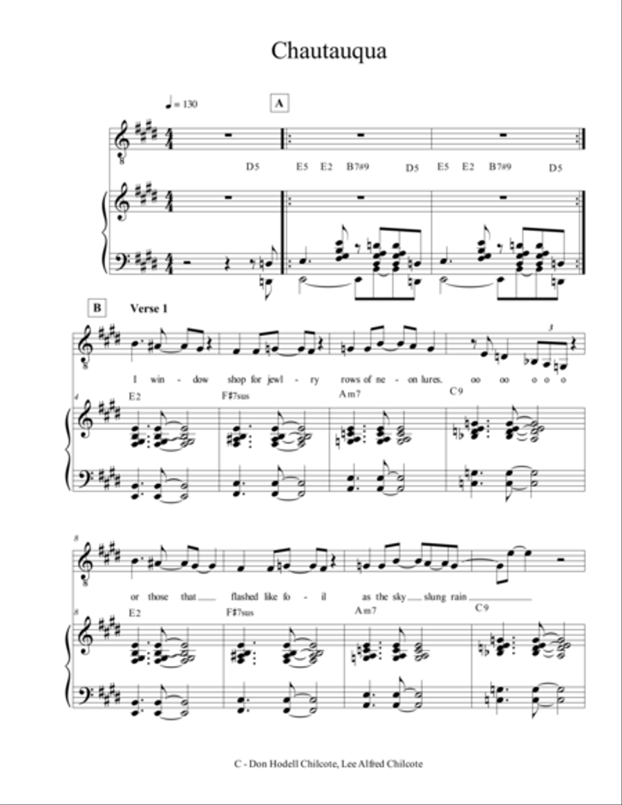 Chautauqua Small Ensemble scores gallery preview page 2