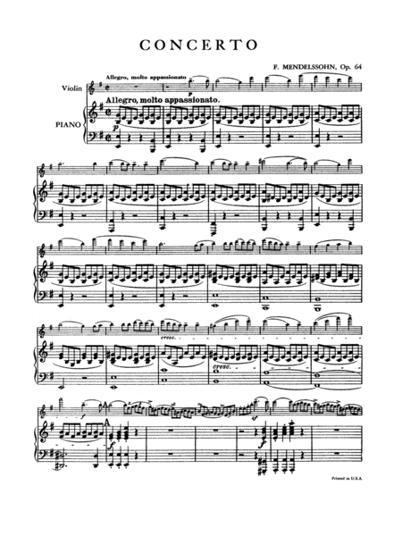 Violin Concerto, Op. 64