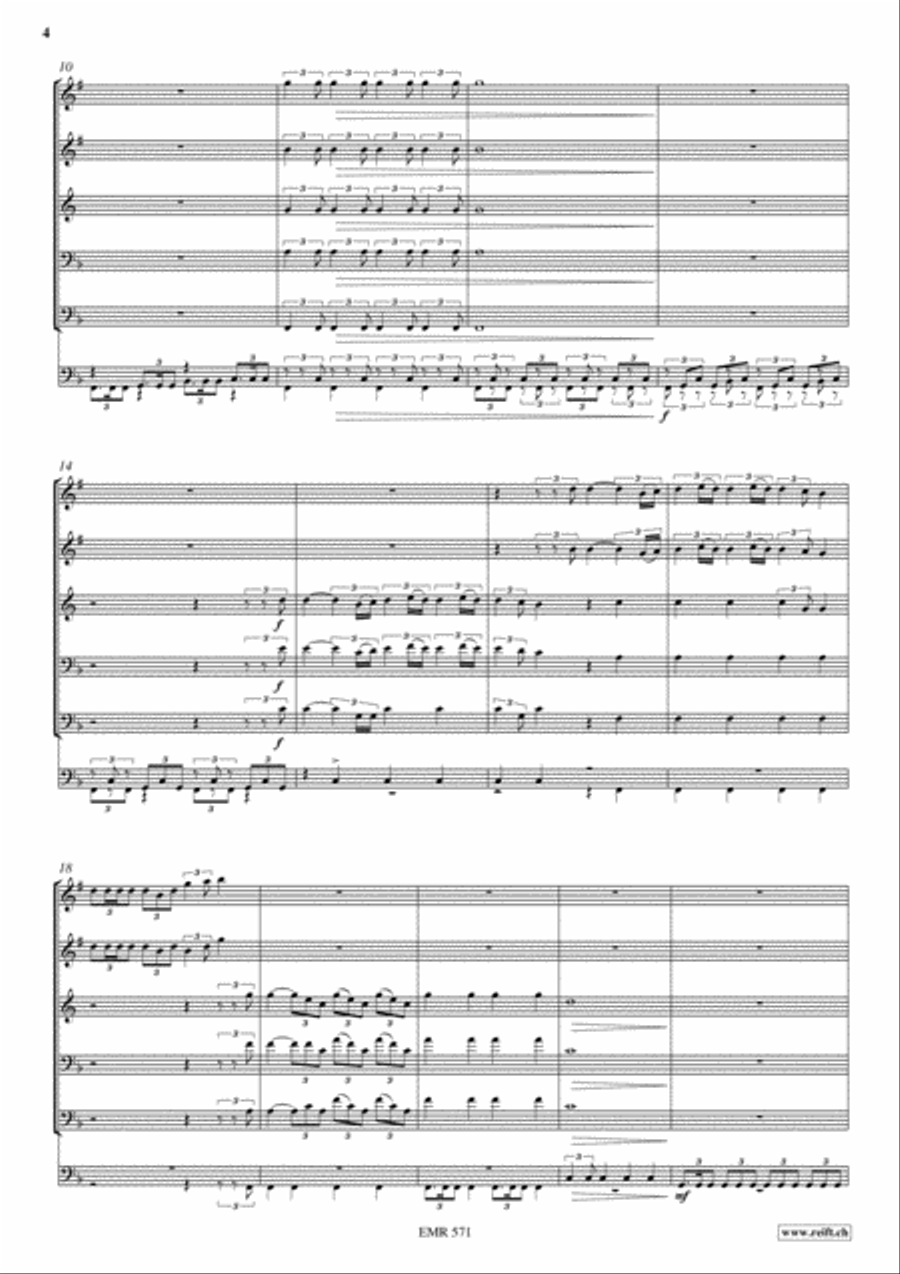 Die Jagd Brass Ensemble scores gallery preview page 4