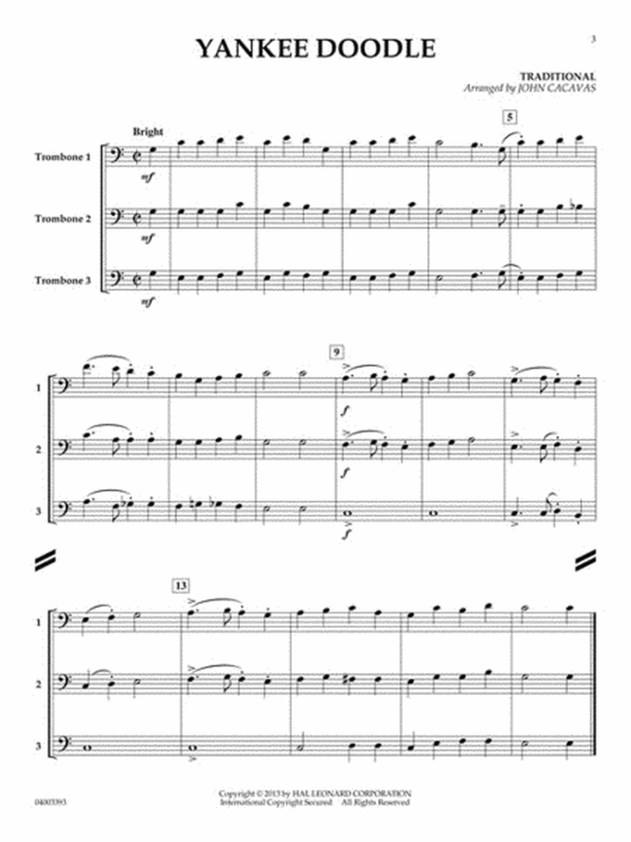 Fun and Easy Trios for Trombone