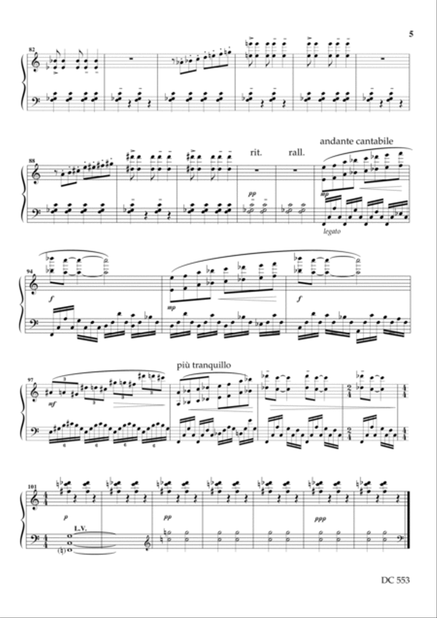 Piano Sonata No.3 Piano Solo scores gallery preview page 5