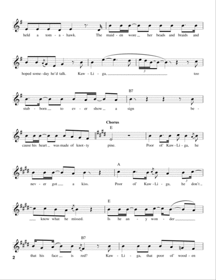 Kaw-Liga Voice scores gallery preview page 2