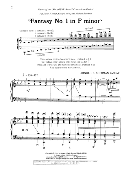 Fantasy No. 1 in F Minor image number null