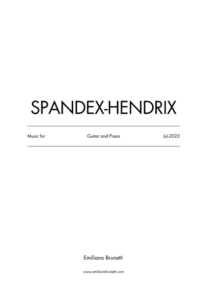 Spandex-Hendrix (for Guitar and Piano)