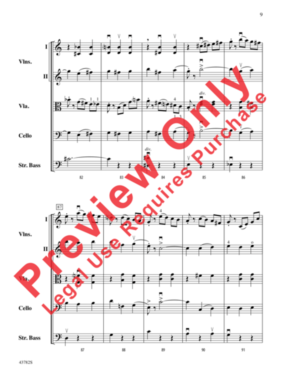 Waltzer Waltzer String Orchestra scores gallery preview page 10