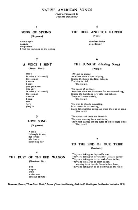 Native American Songs by Kenneth Jennings Choir Sheet Music Sheet  Music Plus