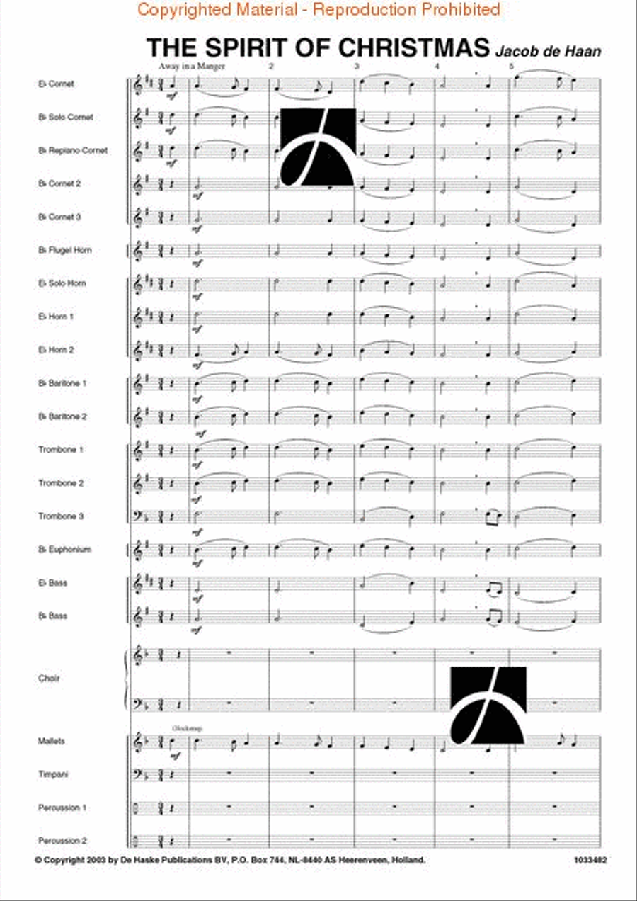 The Spirit of Christmas The Spirit of Christmas Concert Band scores gallery preview page 2