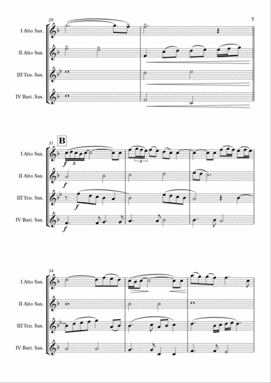 Gabriel's Oboe Woodwind Ensemble scores gallery preview page 6