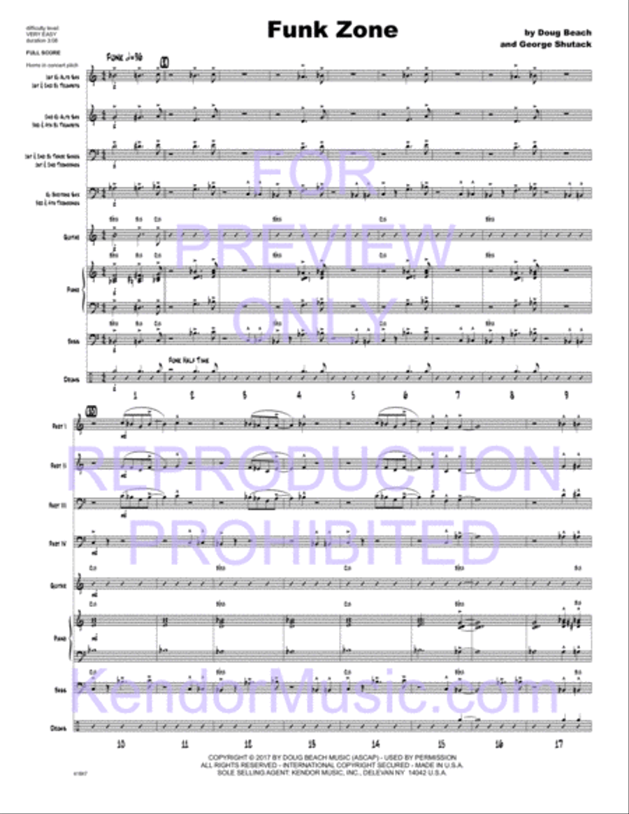 Funk Zone Funk Zone Jazz Ensemble scores gallery preview page 4