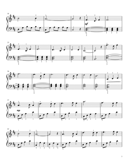 Skye Boat Song - Intermediate Piano image number null