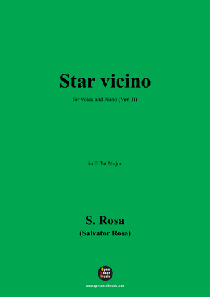 Book cover for S. Rosa-Star vicino,Ver. II,in E flat Major