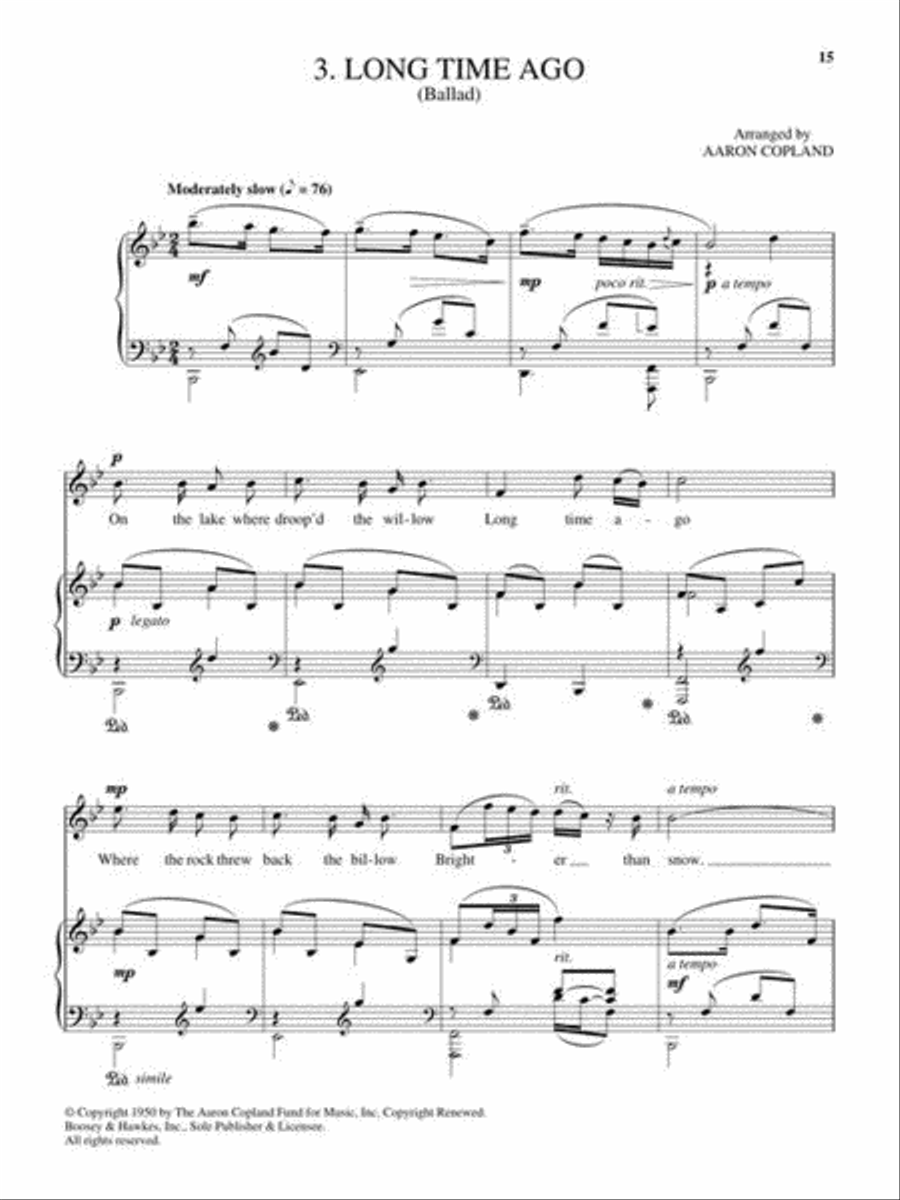 Old American Songs Complete Medium Voice scores gallery preview page 5