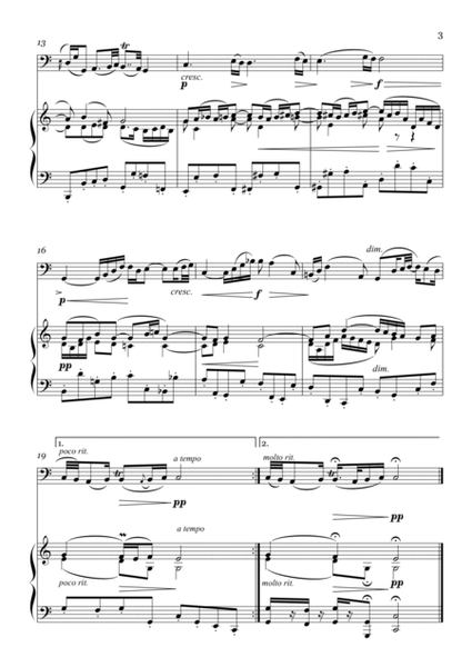 Bach - Air on The G String for Tuba and Piano image number null