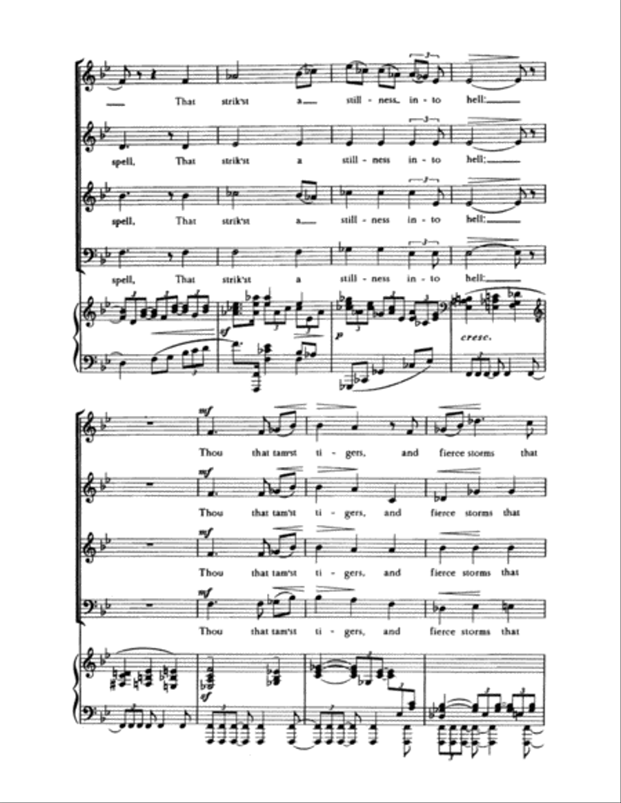 To Music - A Song 4-Part scores gallery preview page 4