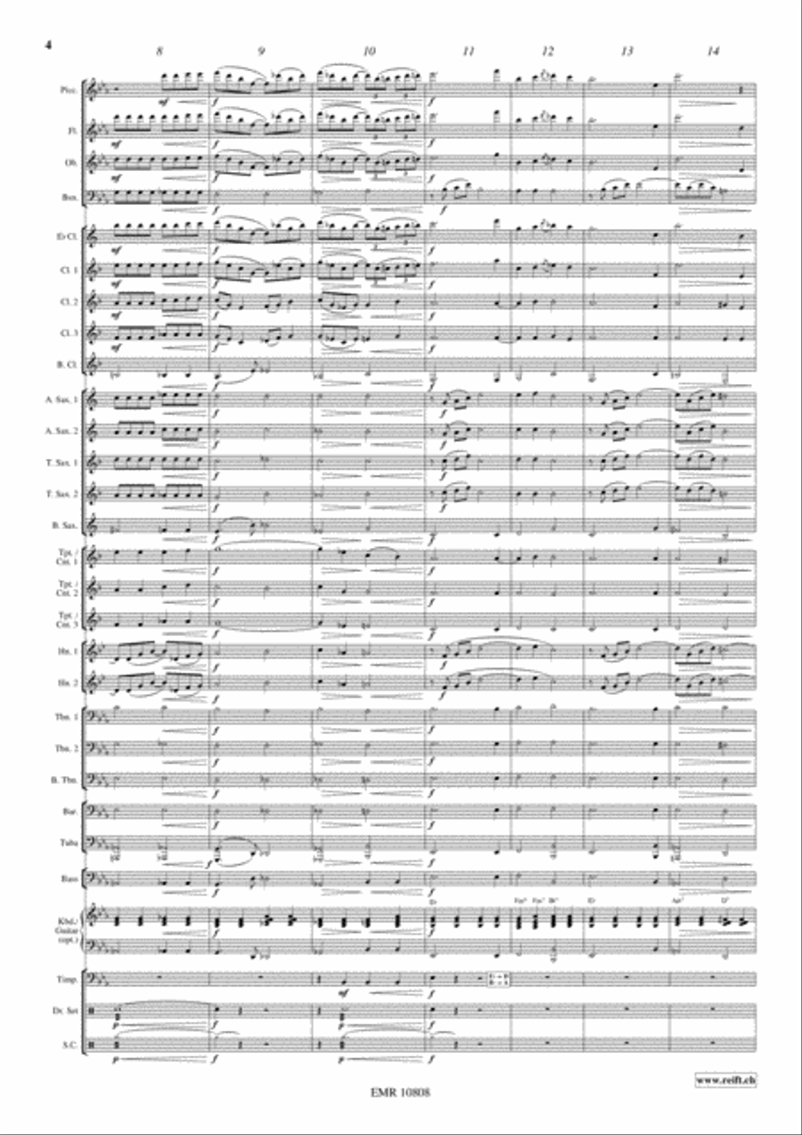 Gershwin Medley Gershwin Medley Concert Band scores gallery preview page 5