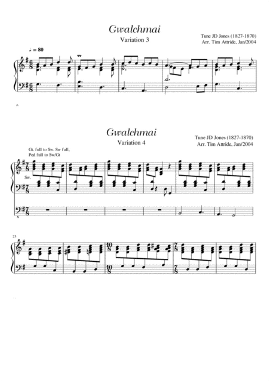 Four Variations on 