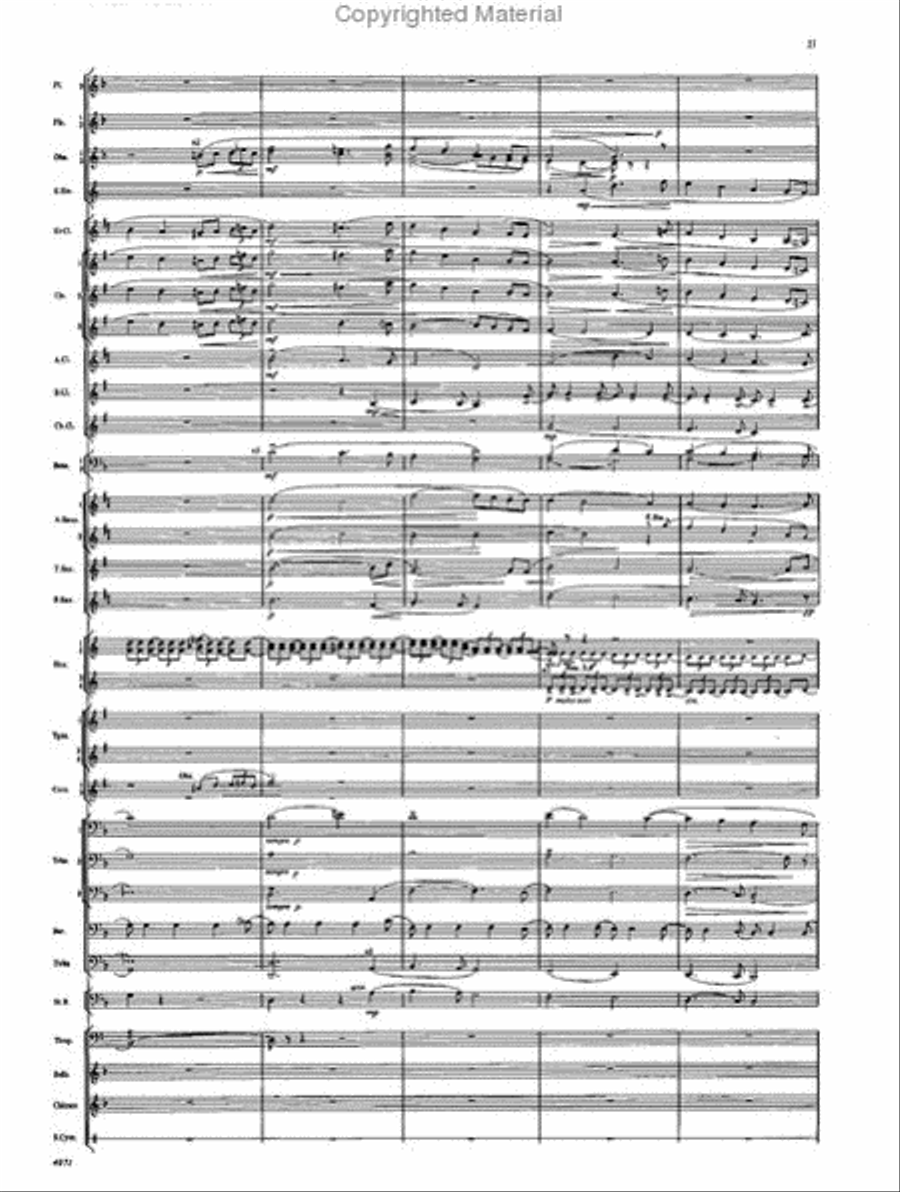 Fourth Suite for Band Concert Band scores gallery preview page 25