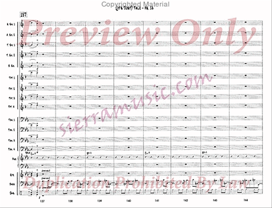 It's Just Talk Big Band scores gallery preview page 19