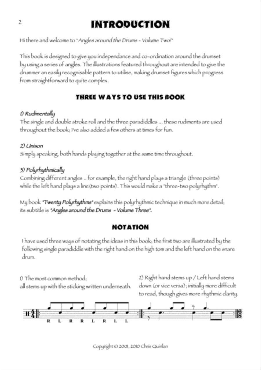 Angles around the Drums Vol.2 Drum Set scores gallery preview page 2
