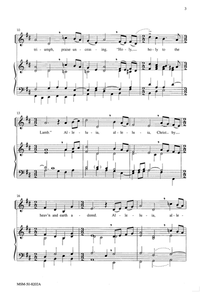 Christ, Victorious: Christ, Now Reigning (Downloadable Choral Score) image number null
