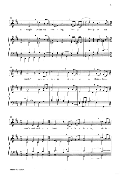 Christ, Victorious: Christ, Now Reigning (Downloadable Choral Score) image number null