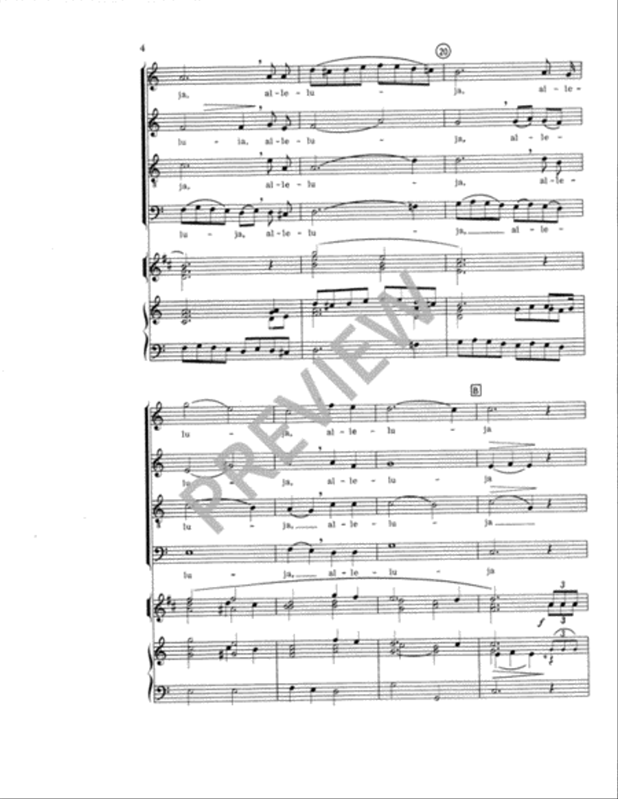 Ye Sons and Daughters - SATB edition 4-Part scores gallery preview page 5