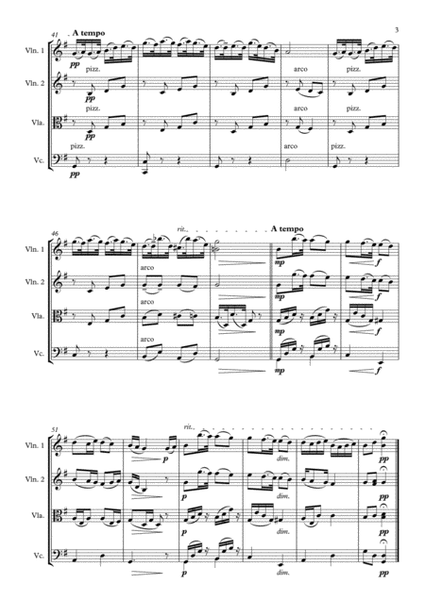 Dvořák: Humoresque No. 7 - String Quartet image number null