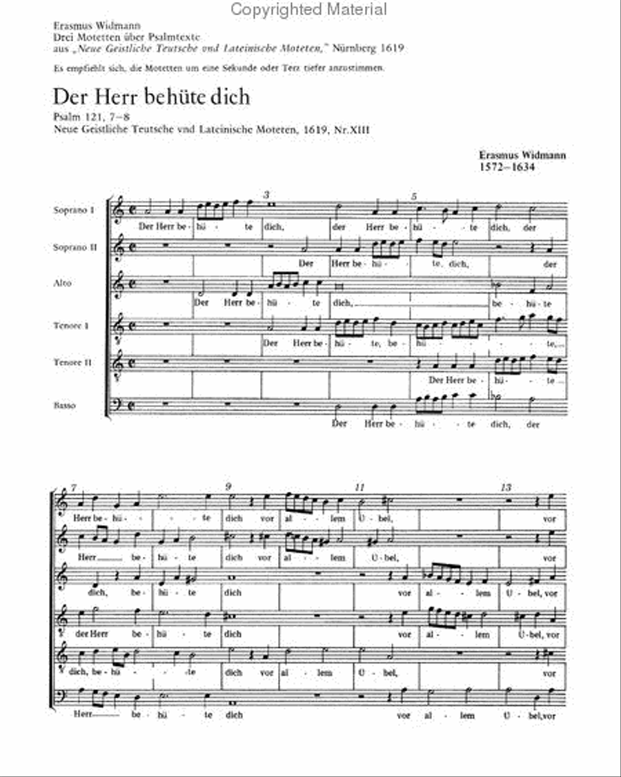 Three Motets (Drei Motetten) Score scores gallery preview page 2